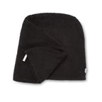 Catherine Lansfield Quick Dry Black Cotton Turbie Head Wrap Towel (Pair)