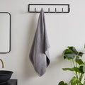 Catherine Lansfield Quick Dry Grey Cotton Towels