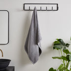 Catherine Lansfield Quick Dry Grey Cotton Towels
