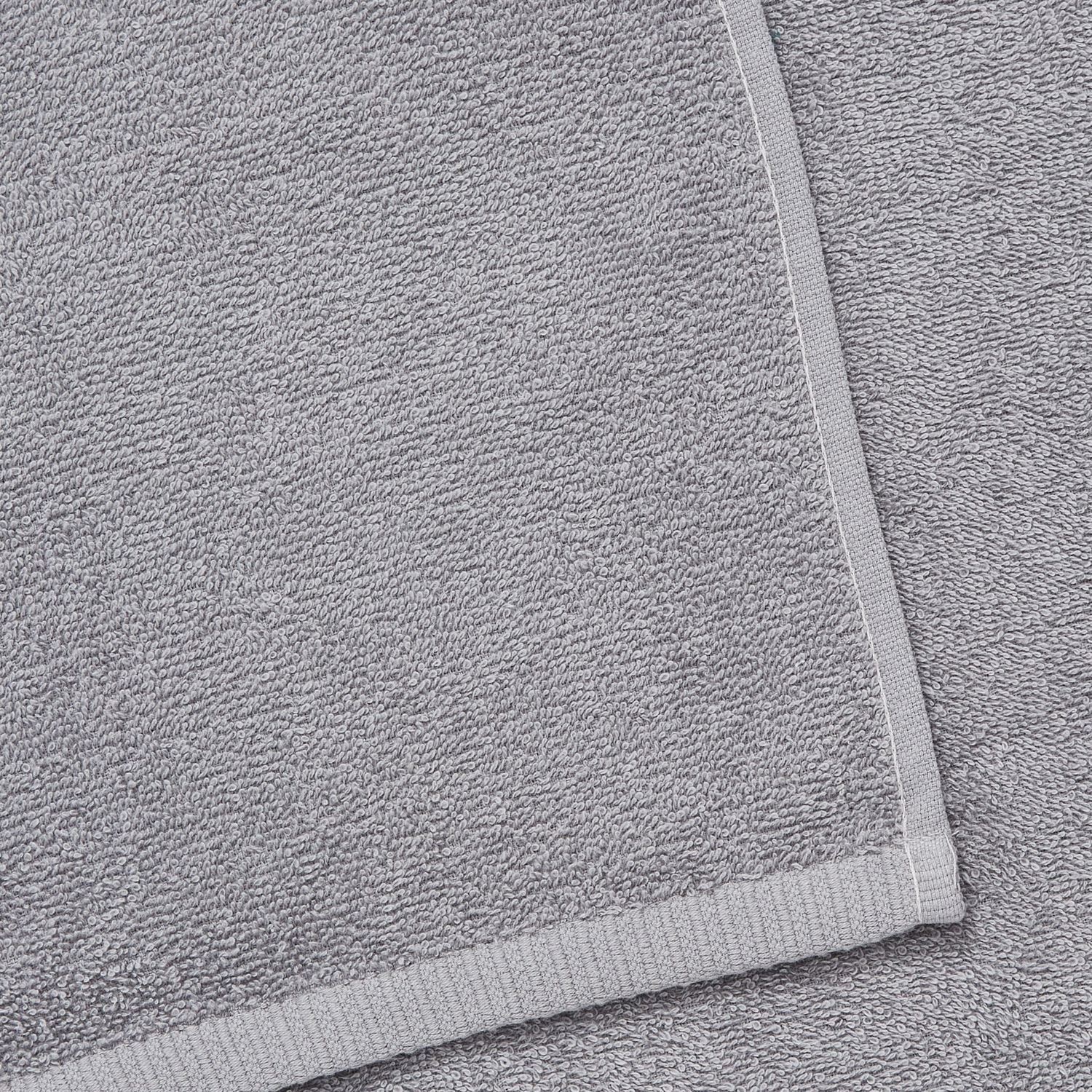 Catherine Lansfield Quick Dry Grey Cotton Towels
