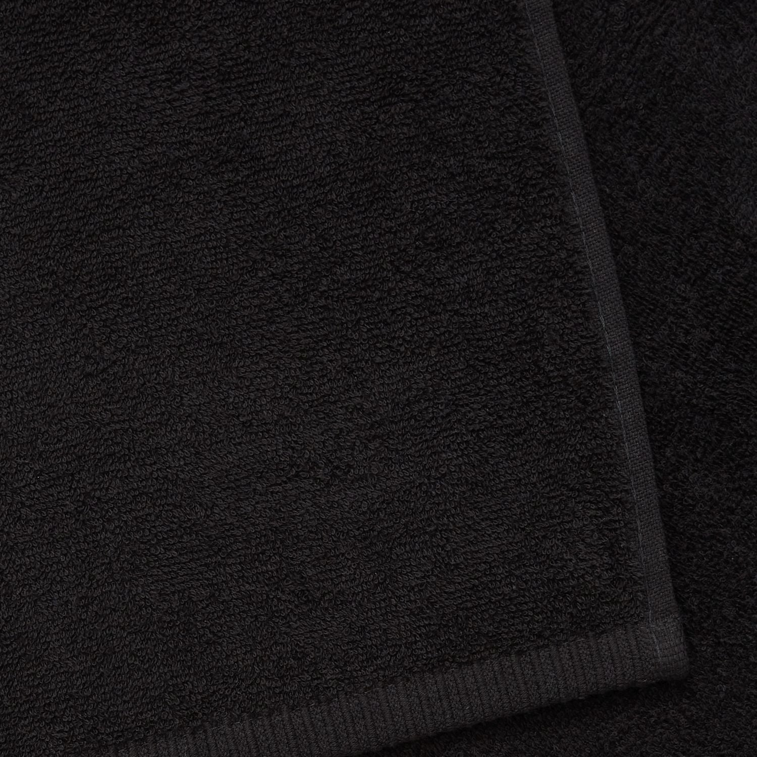 Catherine Lansfield Quick Dry Black Cotton Towels