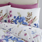 Catherine Lansfield Countryside Floral Pink and Blue Duvet Set