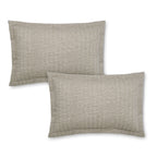 Pineapple Elephant Tamba Quilted Jersey Stripe Oxford Pillowcase Pair