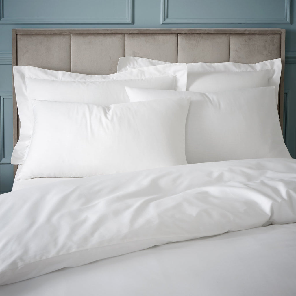 Bianca White 180 Thread Count Egyptian 100% Cotton Duvet Set