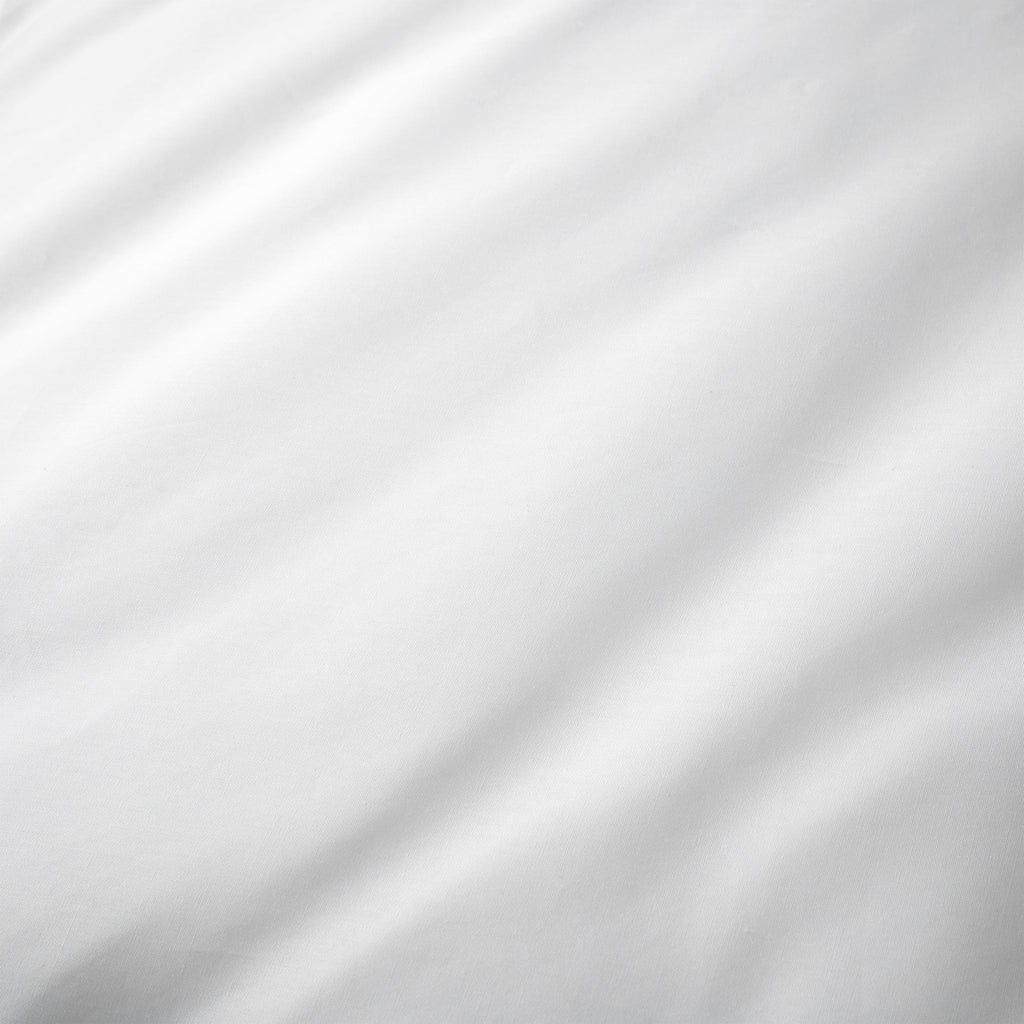 Bianca White 180 Thread Count Egyptian 100% Cotton Deep (34cm) Fitted Sheet