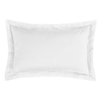 Bianca White 180 Thread Count Egyptian 100% Cotton Oxford Pillowcase