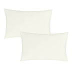 Bianca Cream 180TC Egyptian 100% Cotton Housewife Pillowcase Pair