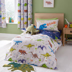 Catherine Lansfield Prehistoric Dinosaurs Reversible Duvet Set