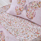 Catherine Lansfield Pink Enchanted Butterfly Fitted Sheet