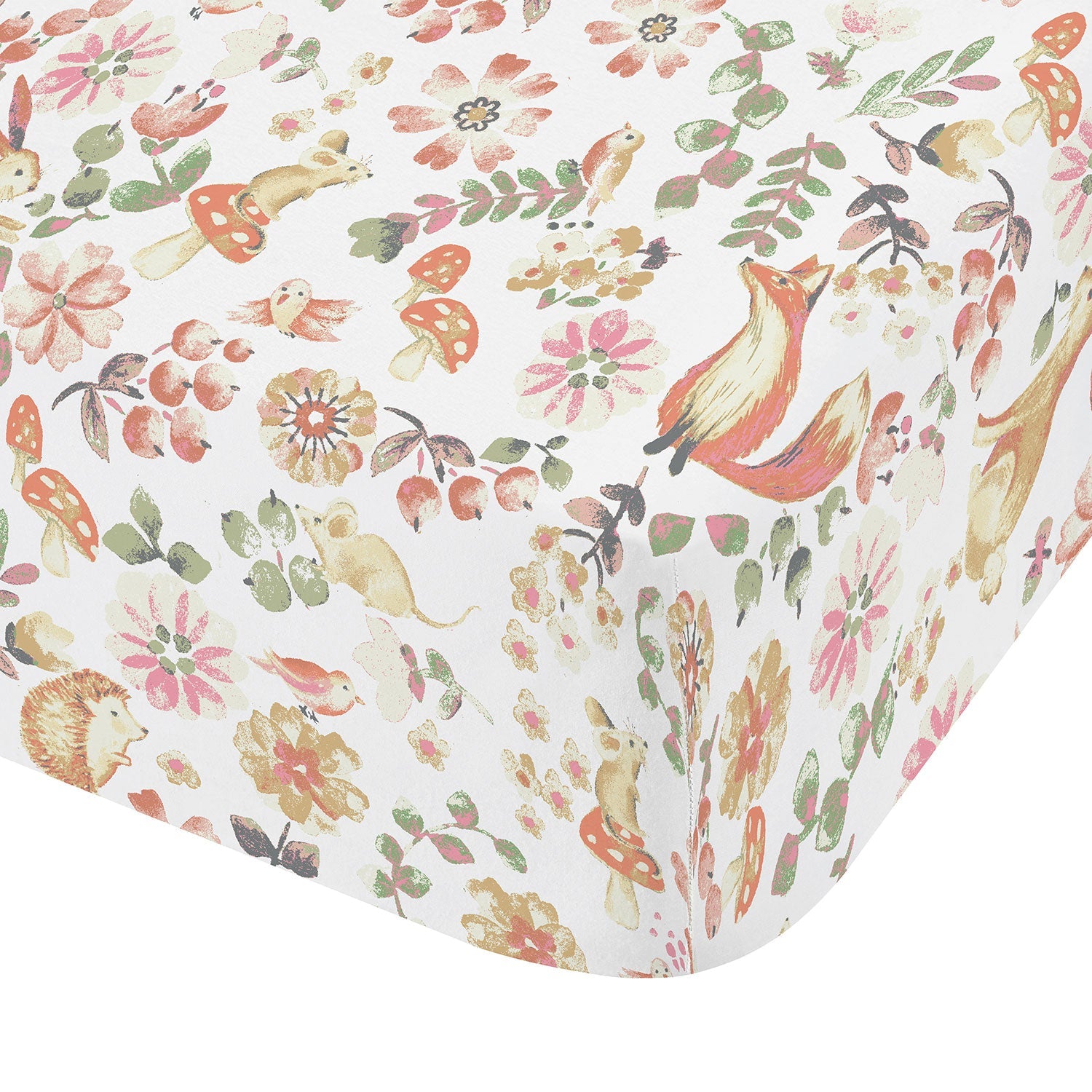 Catherine Lansfield Pink Enchanted Butterfly Fitted Sheet
