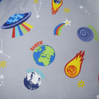 Catherine Lansfield Lost In Space Grey Fitted Sheet