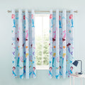 Catherine Lansfield Mermaid Ombre Reversible Eyelet Curtains