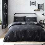 Catherine Lansfield Skulls Duvet Set