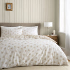 Catherine Lansfield Isadora Natural Floral Reversible Duvet Set