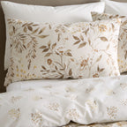 Catherine Lansfield Isadora Natural Floral Reversible Duvet Set