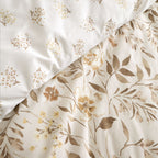 Catherine Lansfield Isadora Natural Floral Reversible Duvet Set