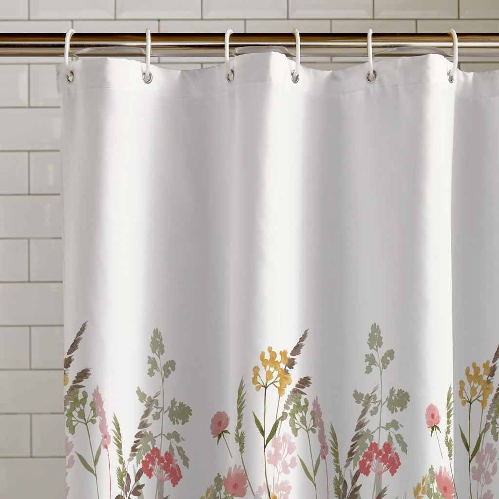 Catherine Lansfield Countryside Floral Shower Curtain