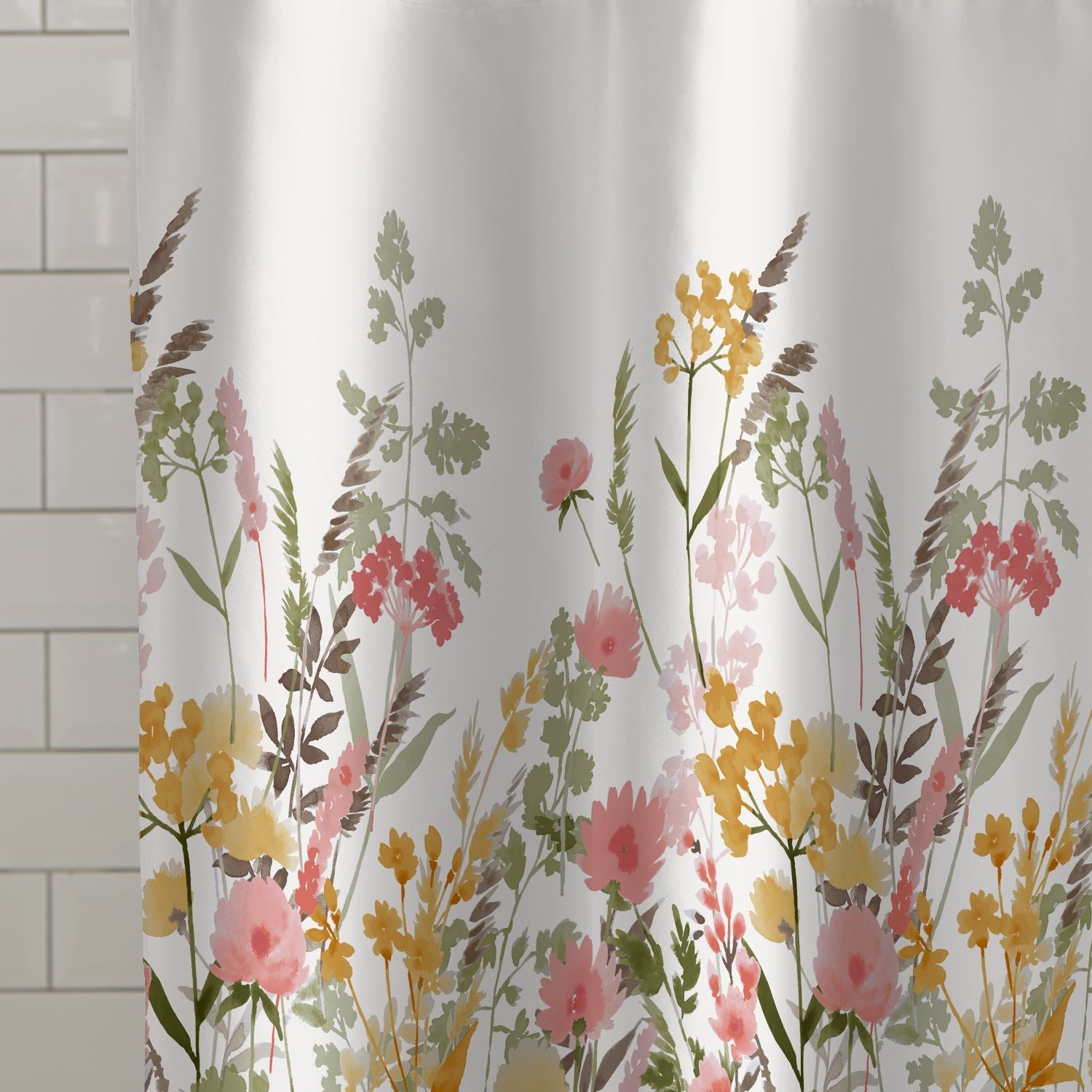 Catherine Lansfield Countryside Floral Shower Curtain