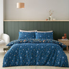 Catherine Lansfield Enchanted Twilight Animals Navy Blue Duvet Set