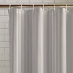 Catherine Lansfield Timeless Stripe Natural Shower Curtain