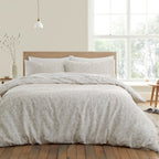 Bianca Shadow Leaves Natural 200TC Duvet Set