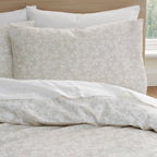 Bianca Shadow Leaves Natural 200TC Duvet Set