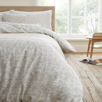 Bianca Shadow Leaves Natural 200TC Duvet Set