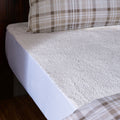 Catherine Lansfield Thermal Sherpa Fleece Cream Underblanket Fitted Sheet