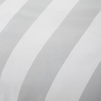Catherine Lansfield Cove Stripe Grey Reversible Duvet Set
