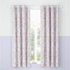Catherine Lansfield Fairytale Unicorn Pink Reversible Eyelet Curtains