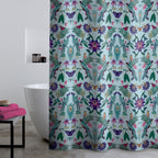 Catherine Lansfield Mya Tropical Bird Shower Curtain Panel