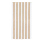 Bianca Reversible Stripe Natural Jacquard Towels