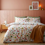 Catherine Lansfield Autumn Pumpkins Reversible Duvet Set