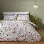 Catherine Lansfield Grasmere Green Floral Brushed Cotton Duvet Set