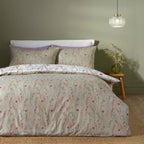 Catherine Lansfield Grasmere Green Floral Brushed Cotton Duvet Set