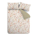 Catherine Lansfield Grasmere Green Floral Brushed Cotton Duvet Set