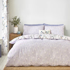 Catherine Lansfield Grasmere Lilac Floral Reversible Duvet Set