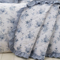 Catherine Lansfield Lucie Floral Frill Reversible Bedspread