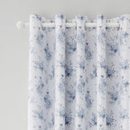 Catherine Lansfield Lucie Floral Frill Fully Reversible Eyelet Curtains