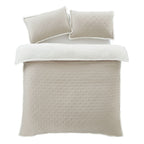 Catherine Lansfield Cosy Nori Cream Soft Sherpa Fleece Duvet Set