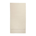 Bianca Zero Twist Satin Stitch Natural Cotton Towels