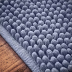 Bianca Aspen Blue Bobble Bath Mat