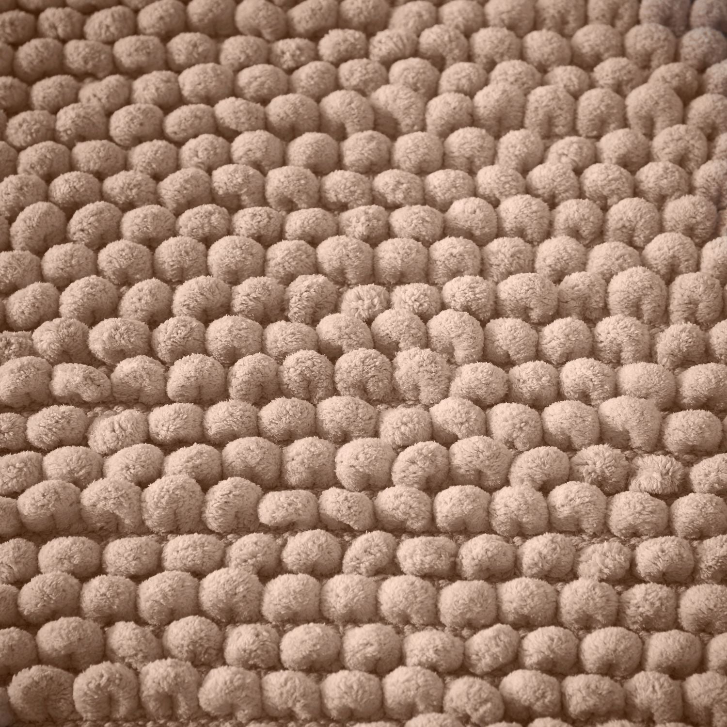 Bianca Aspen Natural Bobble Bath Mat