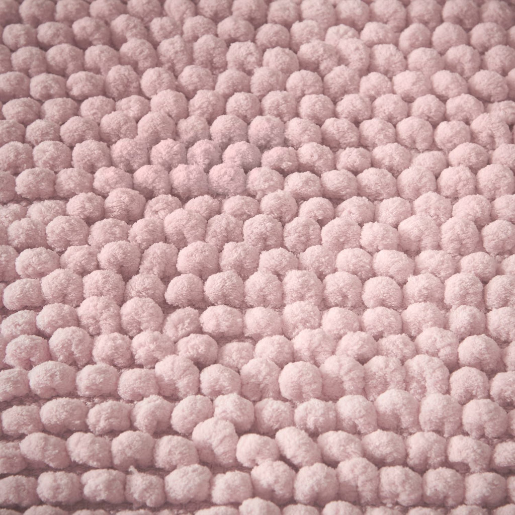 Bianca Aspen Pink Bobble Bath Mat
