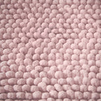 Bianca Aspen Pink Bobble Bath Mat