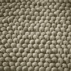 Bianca Aspen Sage Green Bobble Bath Mat