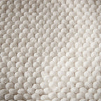 Bianca Aspen White Bobble Bath Mat