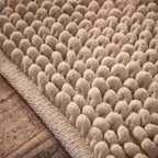 Bianca Aspen Natural Bobble Bath Runner