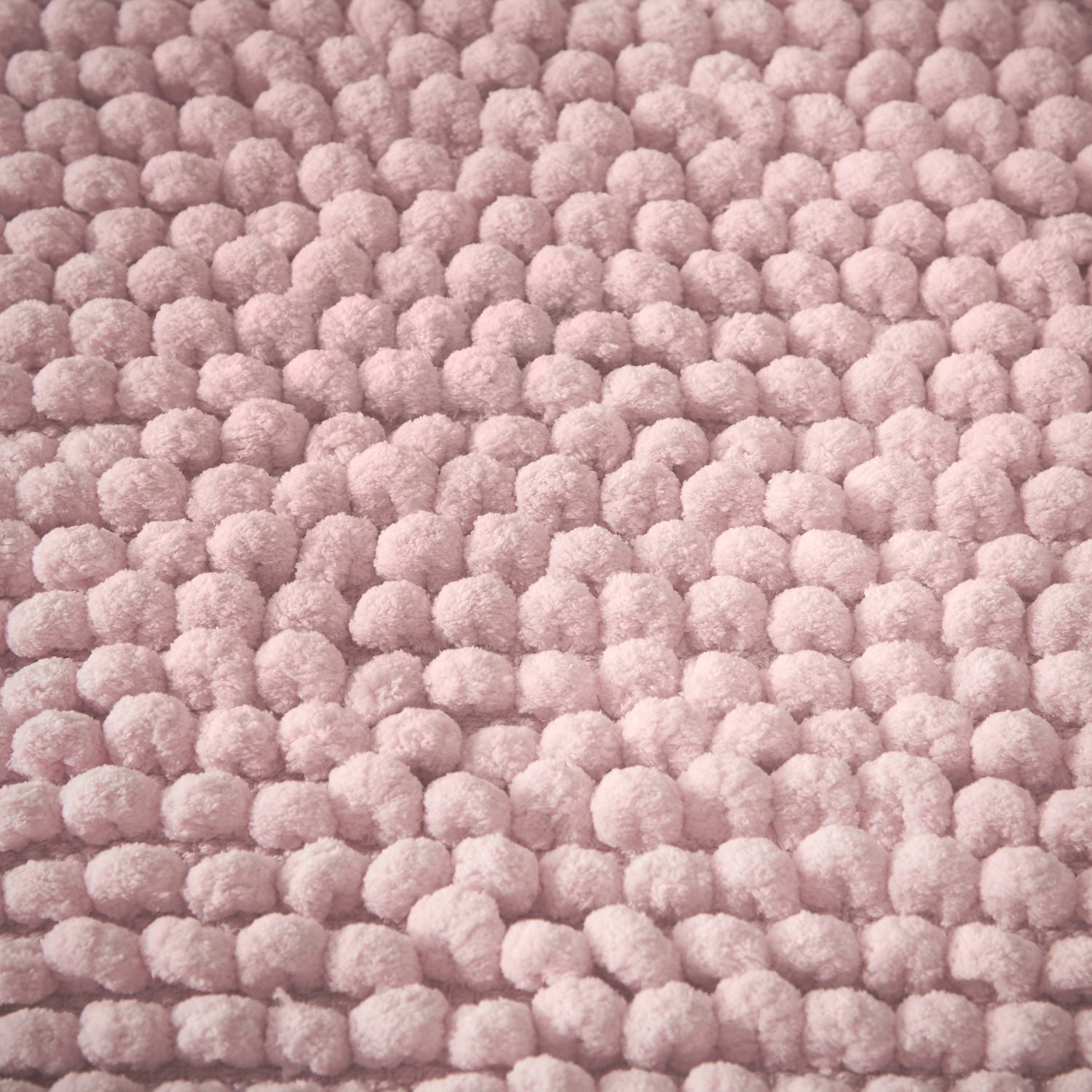 Bianca Aspen Pink Bobble Bath Runner