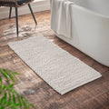 Bianca Aspen White Bobble Bath Runner